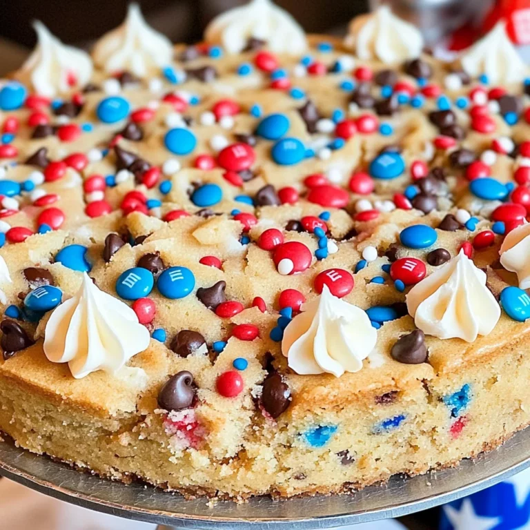 4th of July Cookie Cake