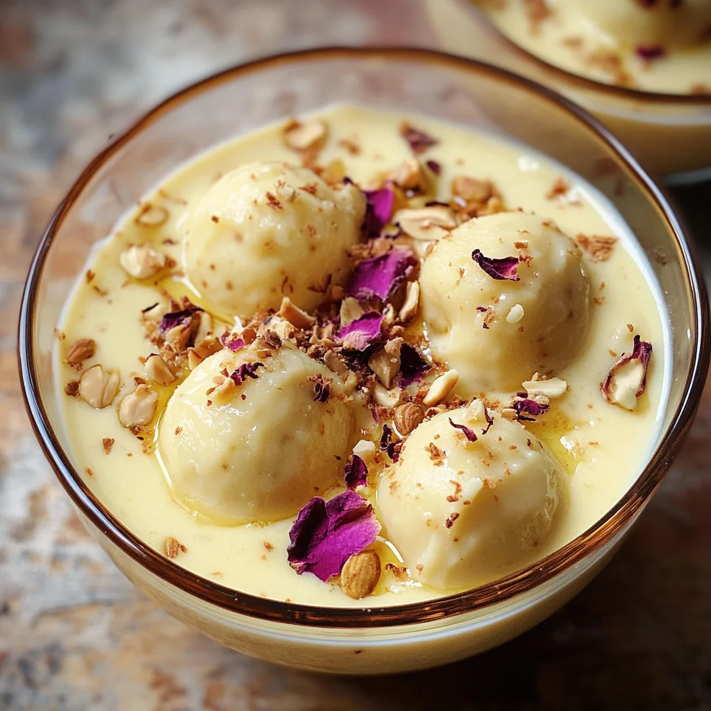 Custard Rasgulla