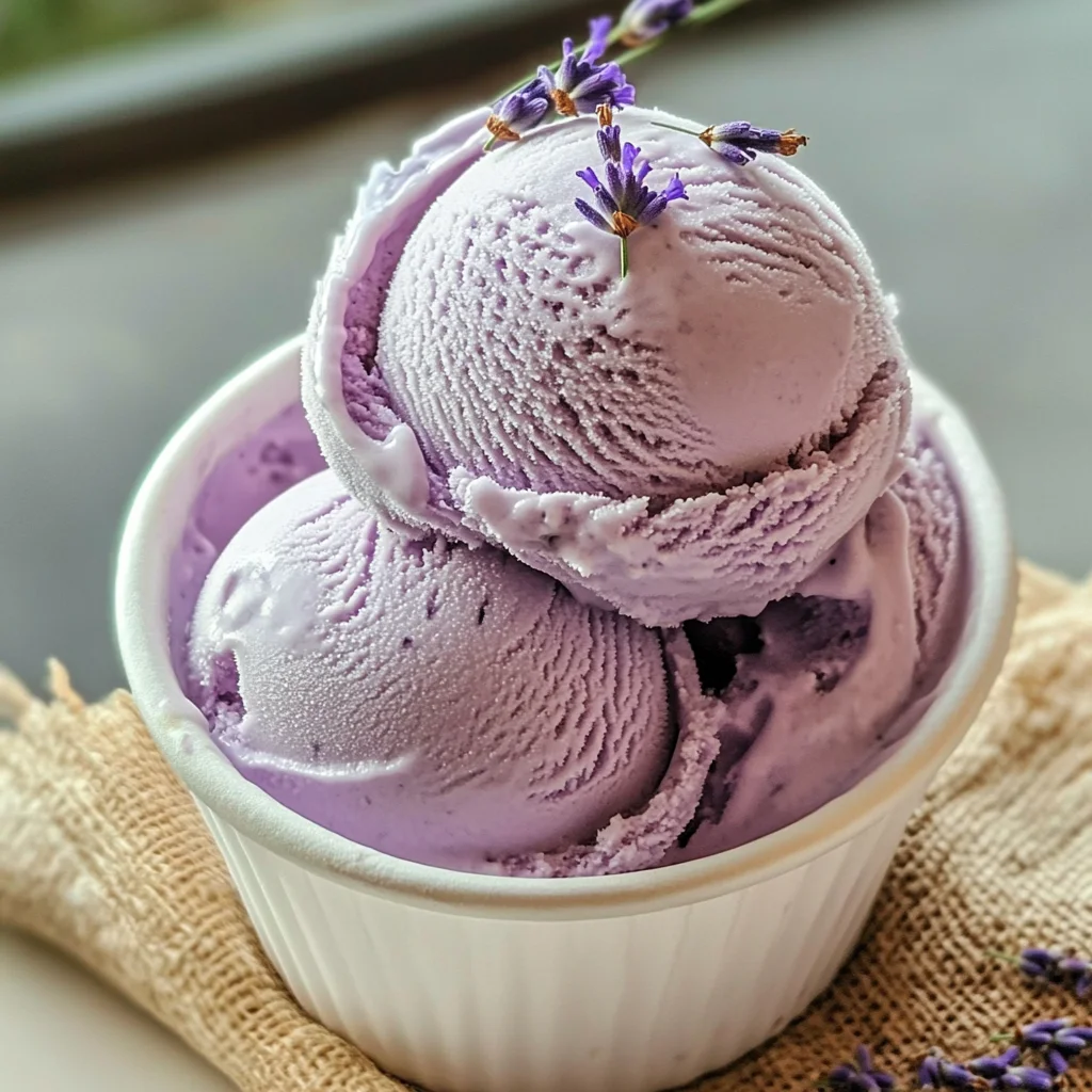 Lavender Ice Cream