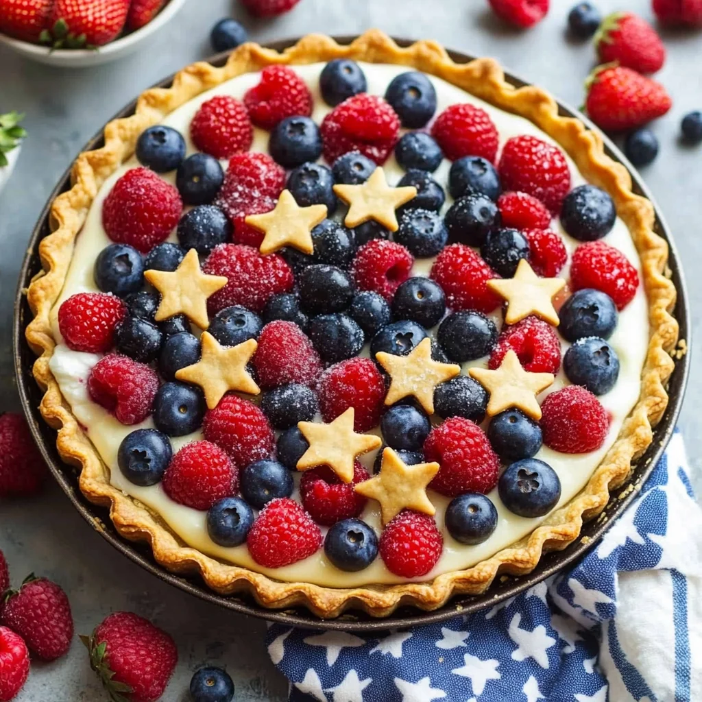 Star Spangled Berry Tart