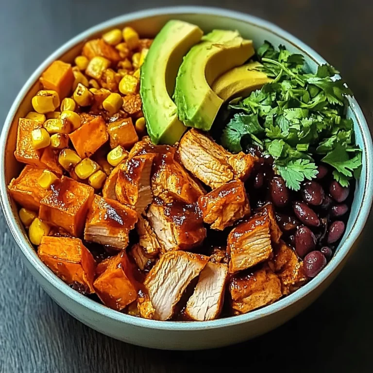 BBQ Chicken Sweet Potato Bowl Recipe