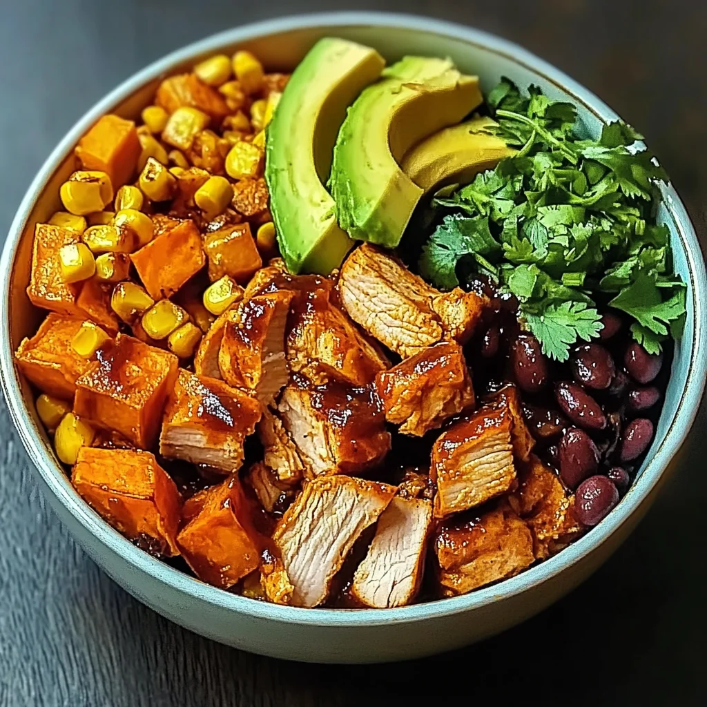 BBQ Chicken Sweet Potato Bowl Recipe