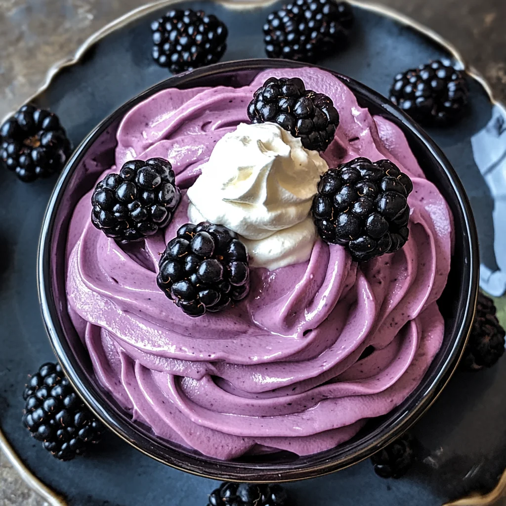 Blackberry Mousse