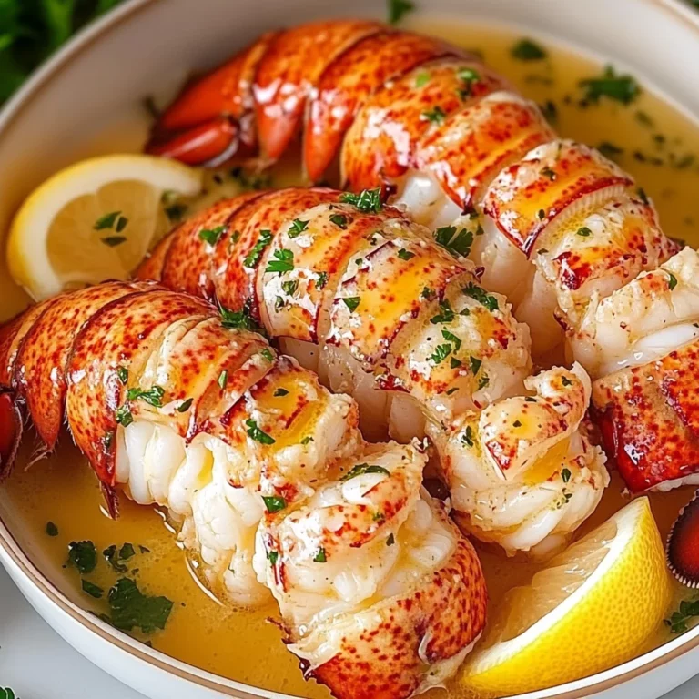 Butter Poached Lobster Tails Recipe