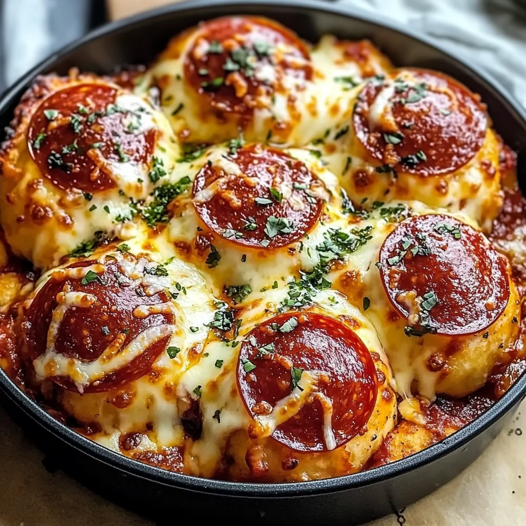 Cheesy Pepperoni Pizza Bombs