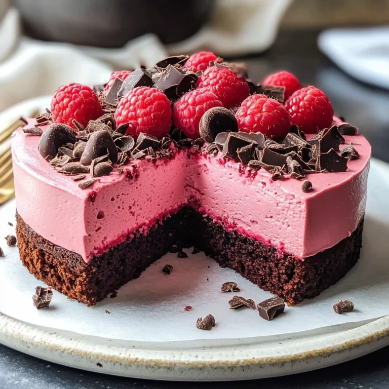 Chocolate Raspberry Mousse Cake Recipe