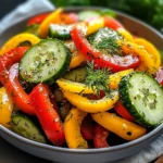 Cucumber Sweet Pepper Salad