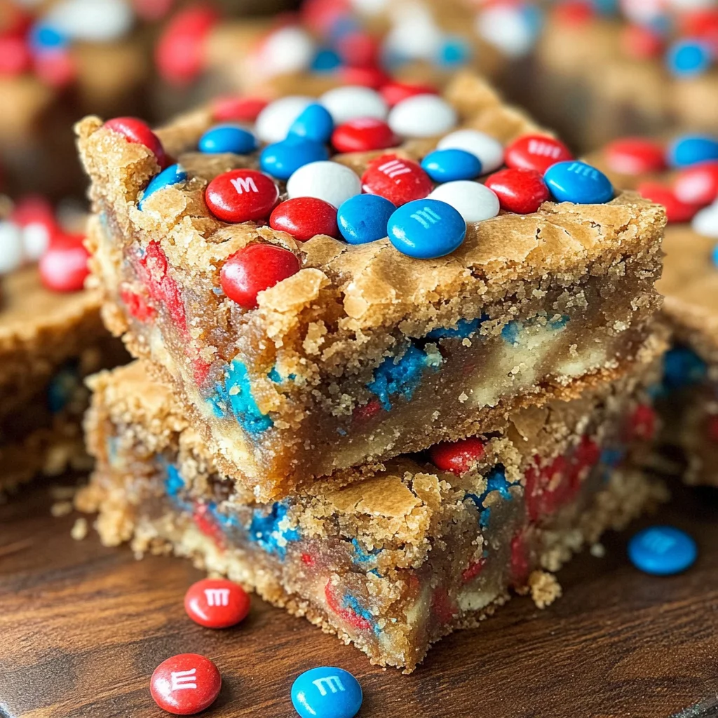 Fireworks Blondies