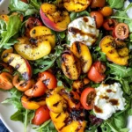 Grilled Peach And Burrata Salad