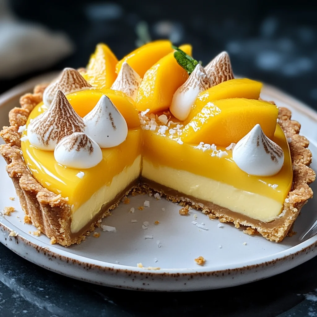Mango Curd Tart Recipe