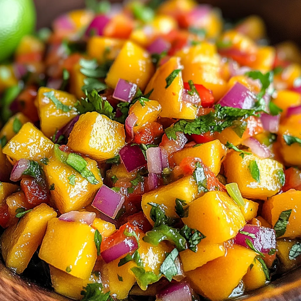 Mango Salsa with Lime: A Refreshing Twist for Your Summer Dishes