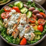 Mediterranean Delight: Tzatziki Chicken Salad