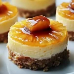 Mini Pineapple Upside-Down Cheesecakes