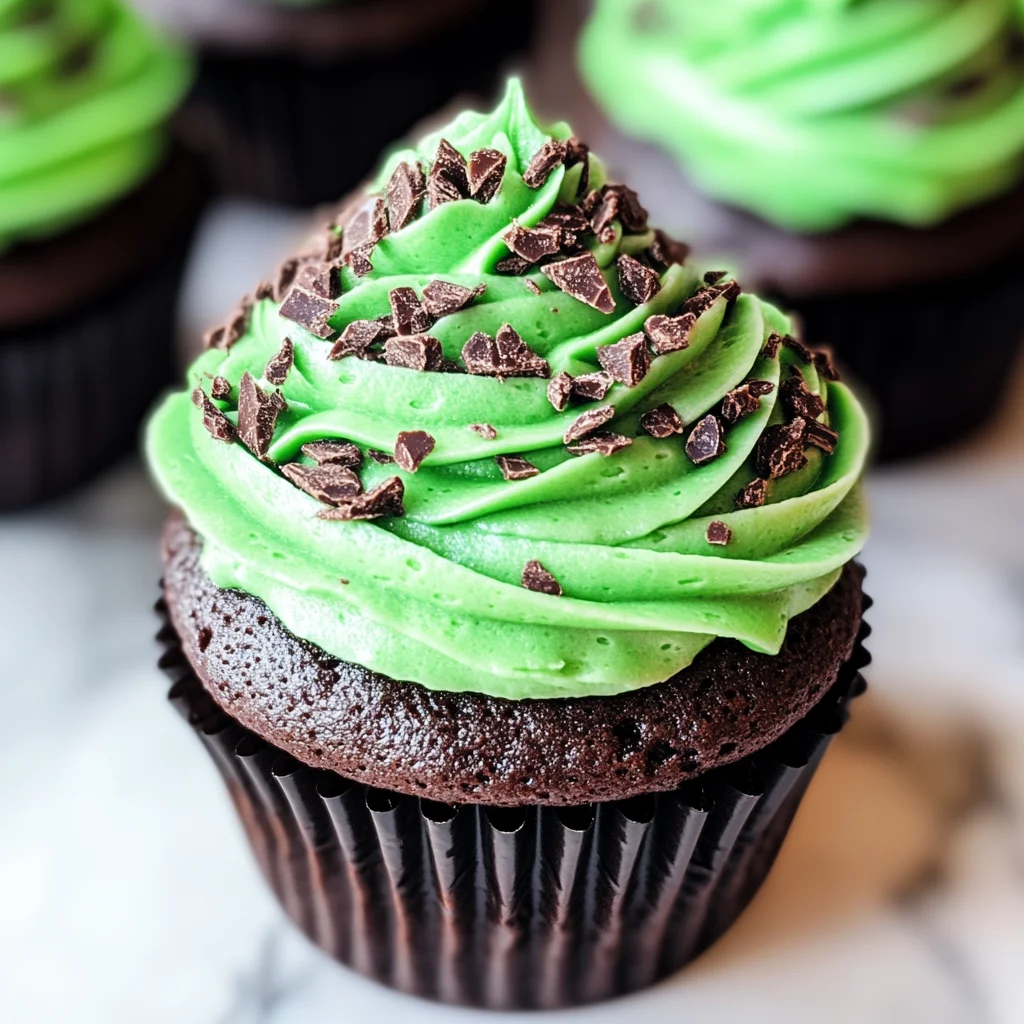 Mint Chocolate Cupcakes