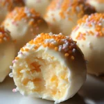 No Bake Orange Creamsicle Truffles