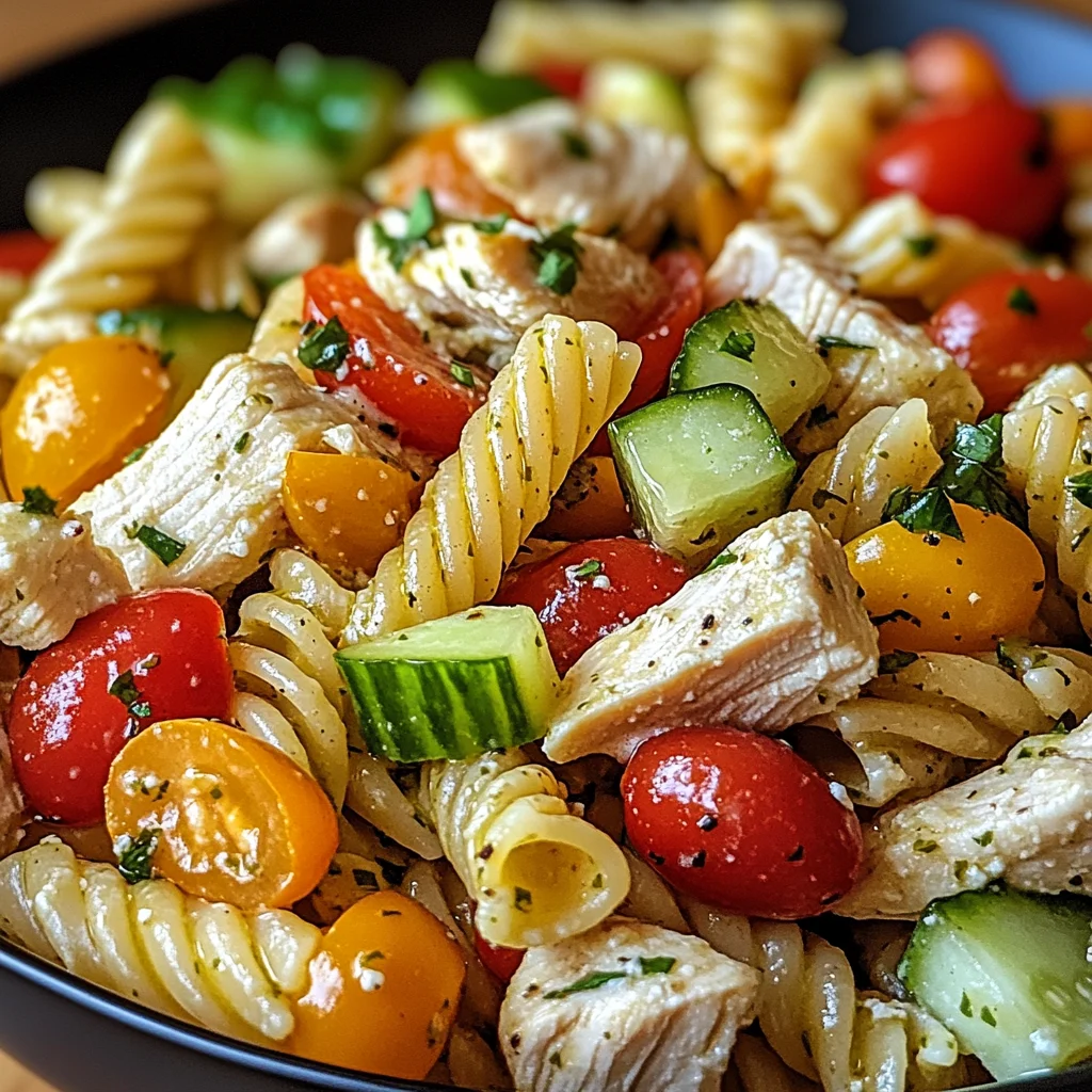 Protein-Packed Chicken Pasta Salad
