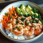 Shrimp Rice Bowls with Spicy Mayo