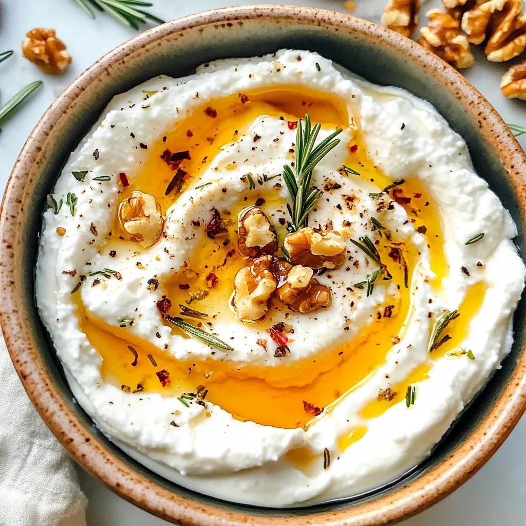 Spicy Ricotta Dip with Hot Honey