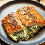 Spinach Stuffed Salmon
