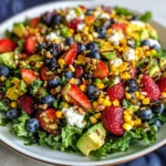 Strawberry Avocado Corn Salad