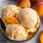 peach ice cream