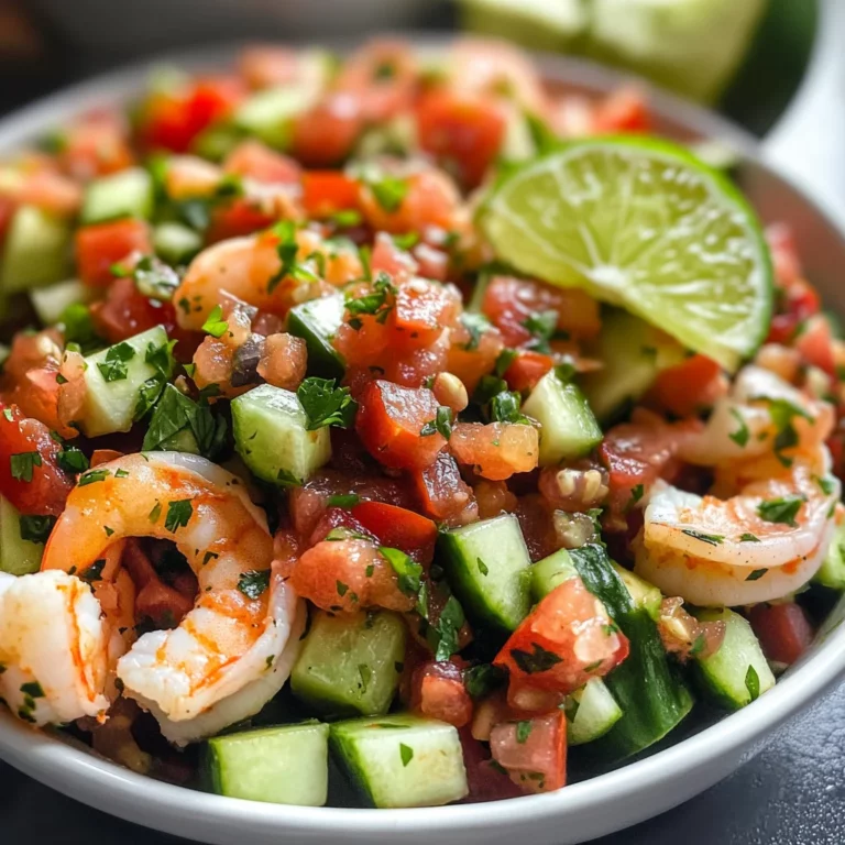 Avocado Salsa Shrimp Salad