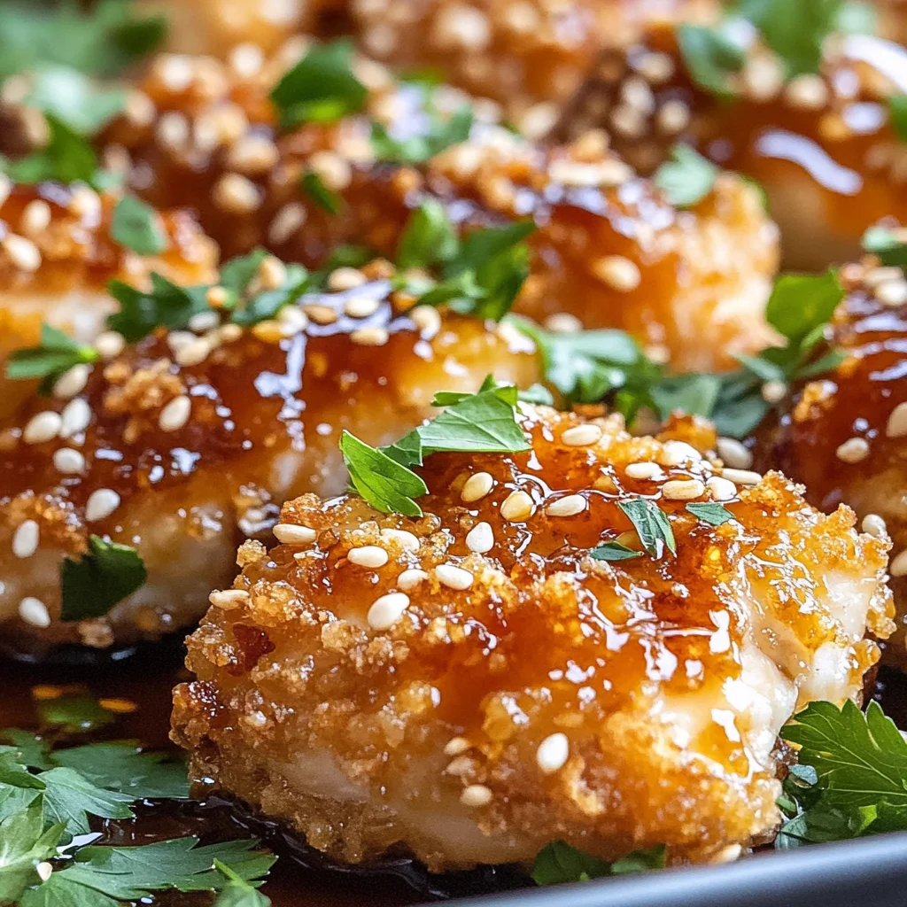Baked Crunchy Hot Honey Chicken Recipe