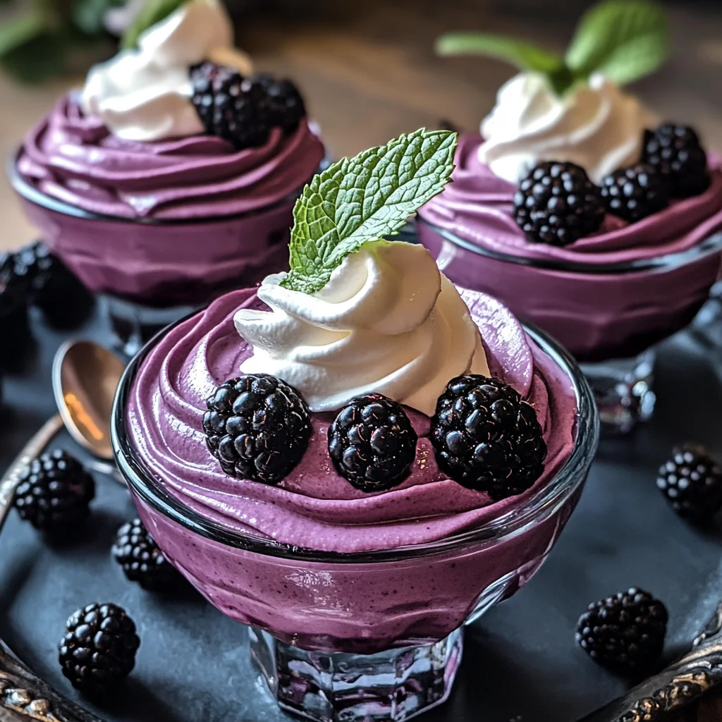 Blackberry Mousse