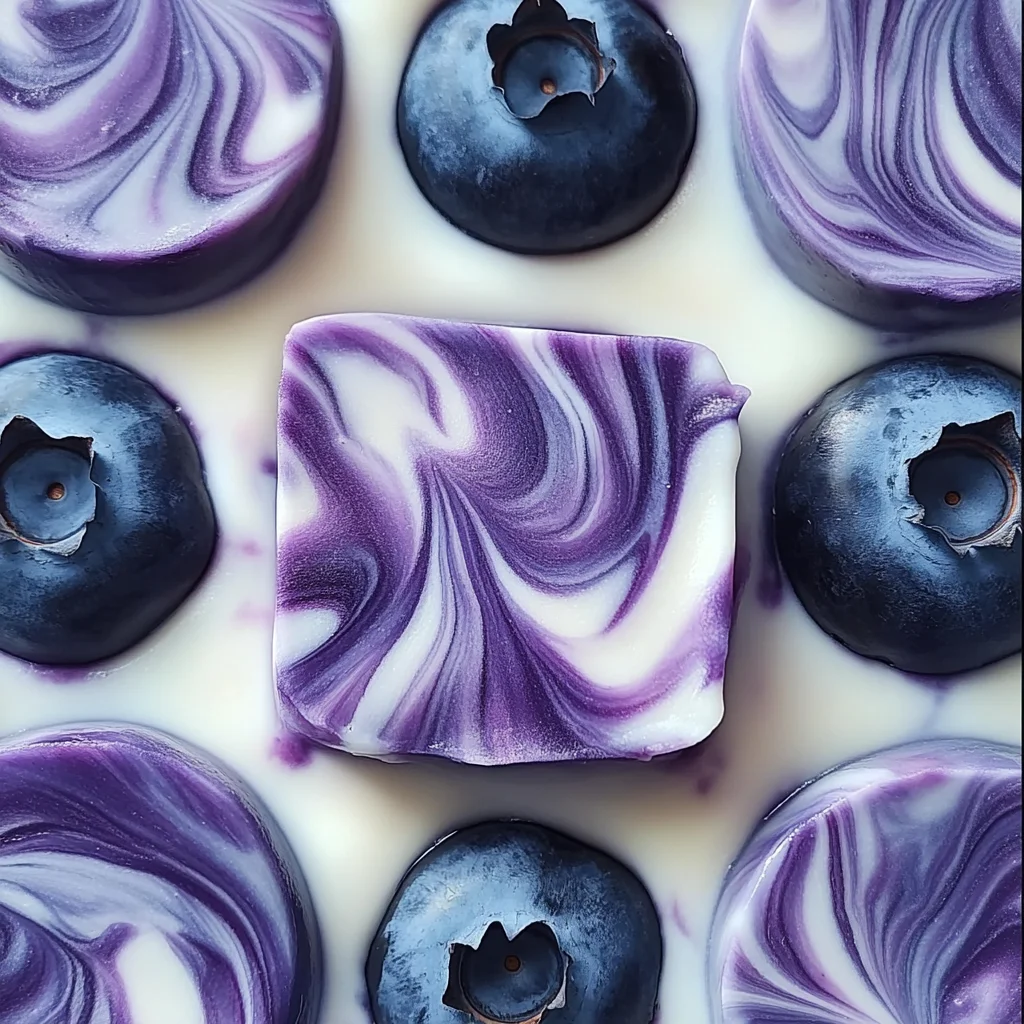Blueberry Swirl Yogurt Bites