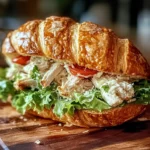 Chicken Caesar Croissant Sandwich