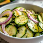 Crunchy Cucumber Zucchini Salad