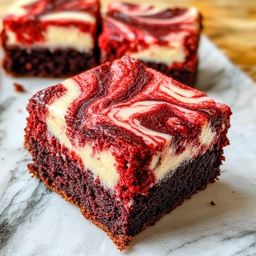 Decadent Red Velvet Cheesecake Brownies