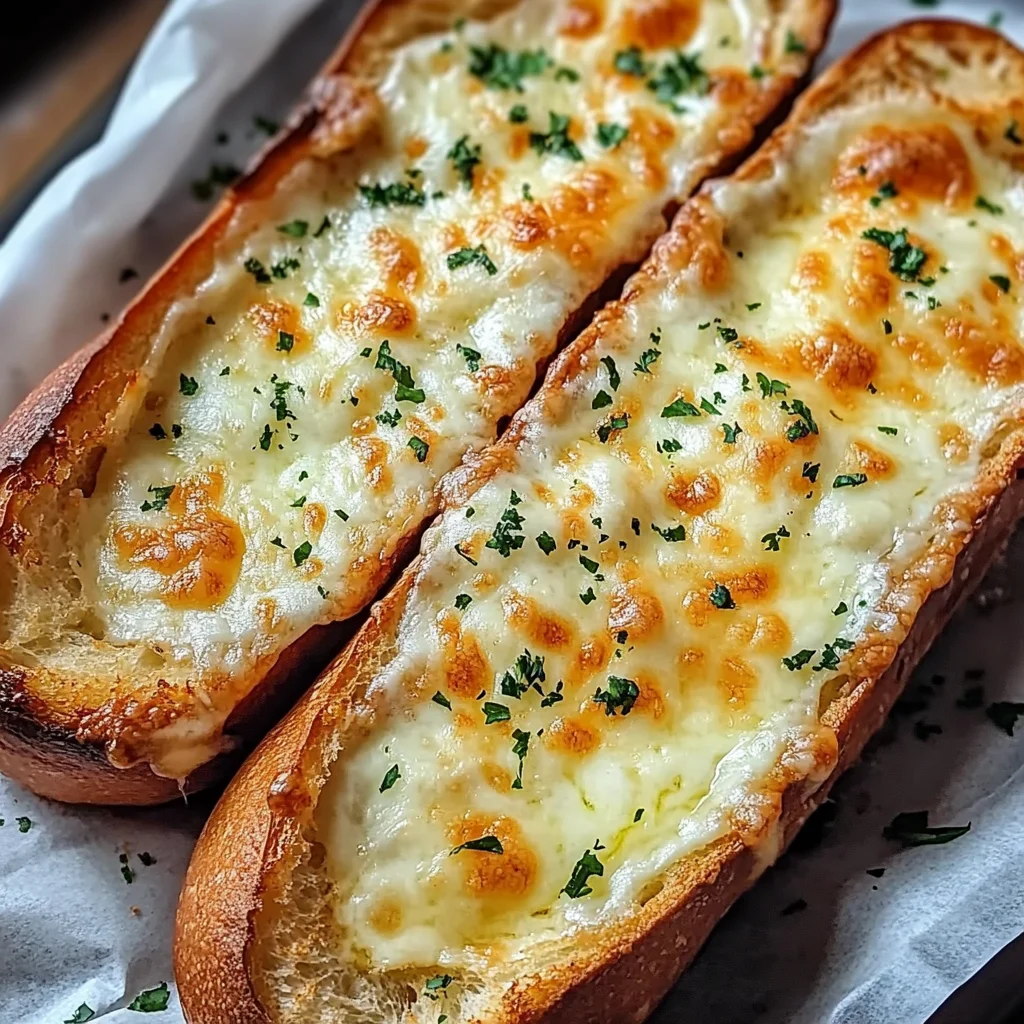 Gooey Garlic Cheese Bread