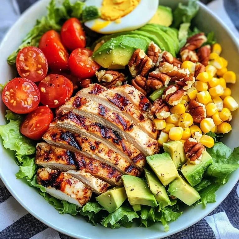 Grilled Chicken Salad & Homemade Sweet Onion Dressing