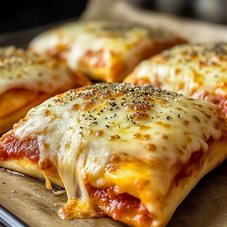 Homemade Easy Cheesy Pizza Pockets