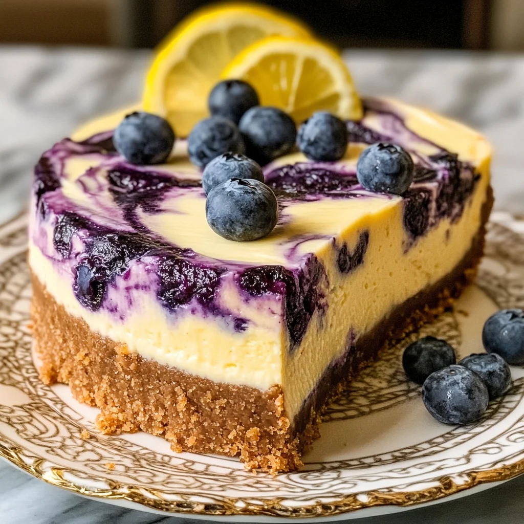 Lemon Blueberry Cheesecake