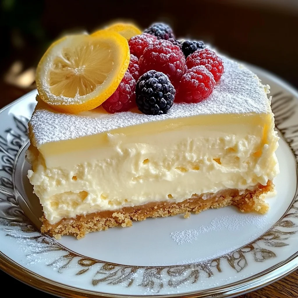 Lemon Cheesecake Delight Recipe is a must-try dessert!