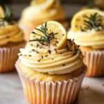 Lemon, Thyme, and Rosemary Cupcakes