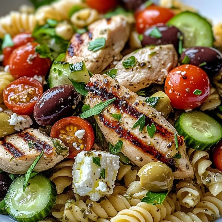 Mediterranean Chicken Pasta Salad: A Fresh, Flavor-Packed Meal for Any Day