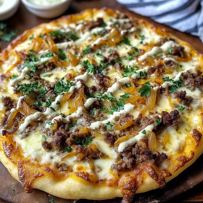 Patty Melt Pizza Recipe