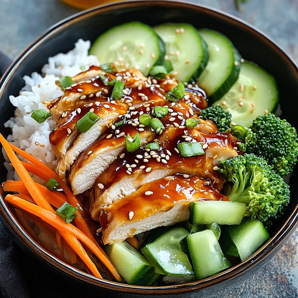 Sticky Chicken Rice Bowls – A Flavorful Bowl Meal