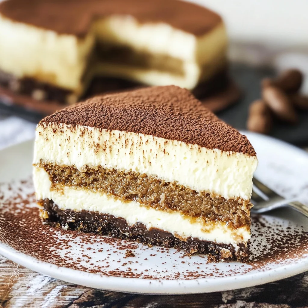 The Ultimate Tiramisu Cheesecake