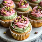 Vegan Mini Rose Cupcakes