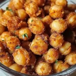 Air-Fried Chickpea Poppers