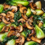 Bok Choy and Mushroom Stir Fry