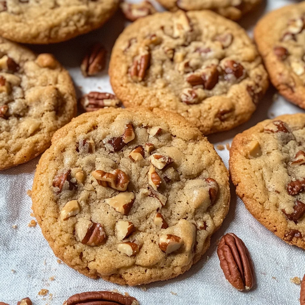 Bourbon Toffee Cookies