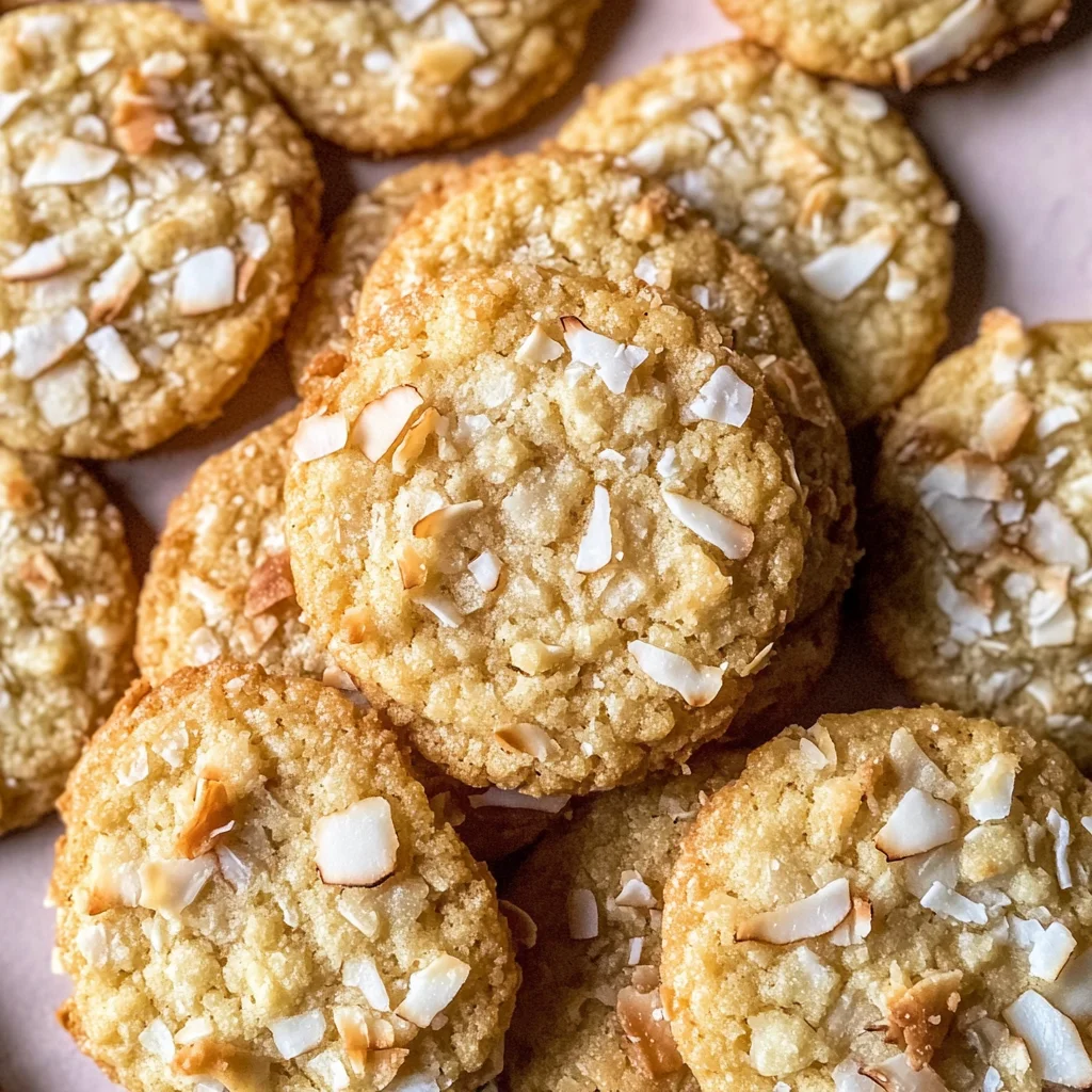 Chewy Coconut Cookies