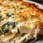 Chicken and Spinach Casserole with Cream Cheese