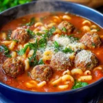 Creamy Italian Meatball Soup