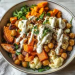 Easy Nourish Bowl Recipe with Tahini Yogurt Dressing